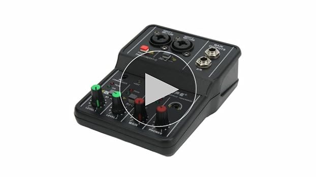 Amazon.com: Mini Audio Mixer, 2 Channels USB Portable Live